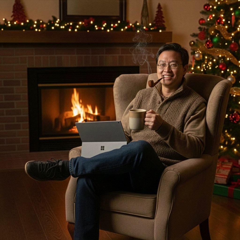 AI hallucination of what I look like writing Ascendance